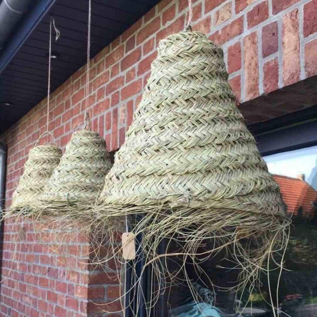 Handmade Decoration light fixture Lamp Shade woven Wicker