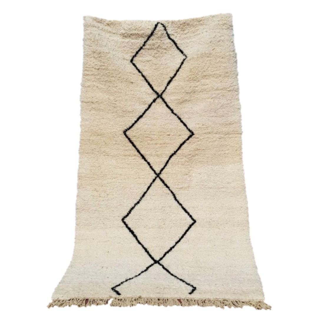 Moroccan Rug Hand-Woven Berber Carpet Area Rug Wool Carpet